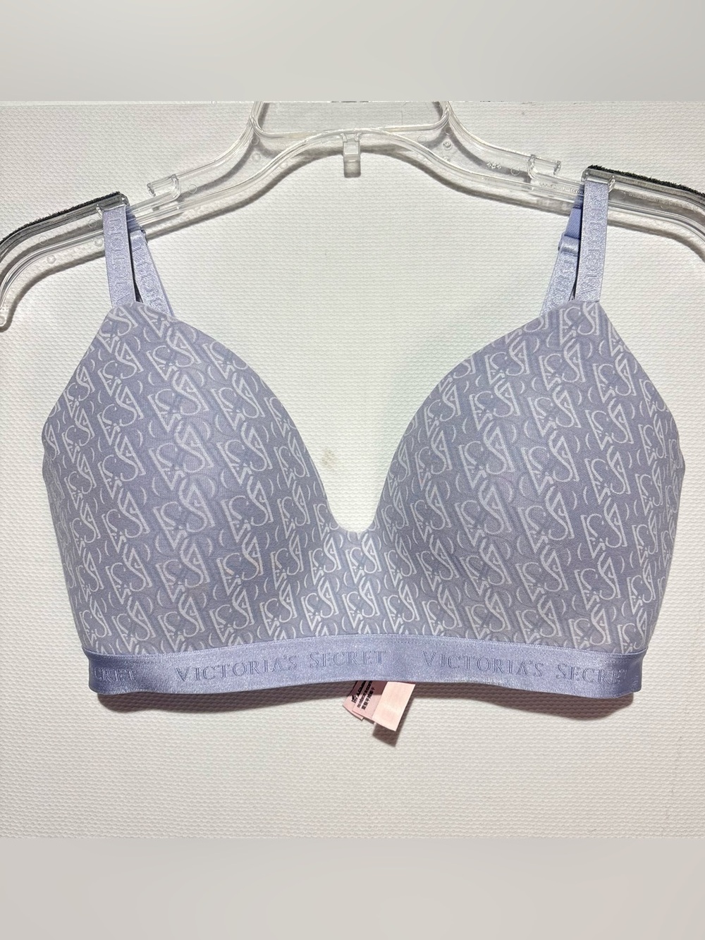 Victoria's Secret Lavender Logo Lightly Lined Wireless Bra